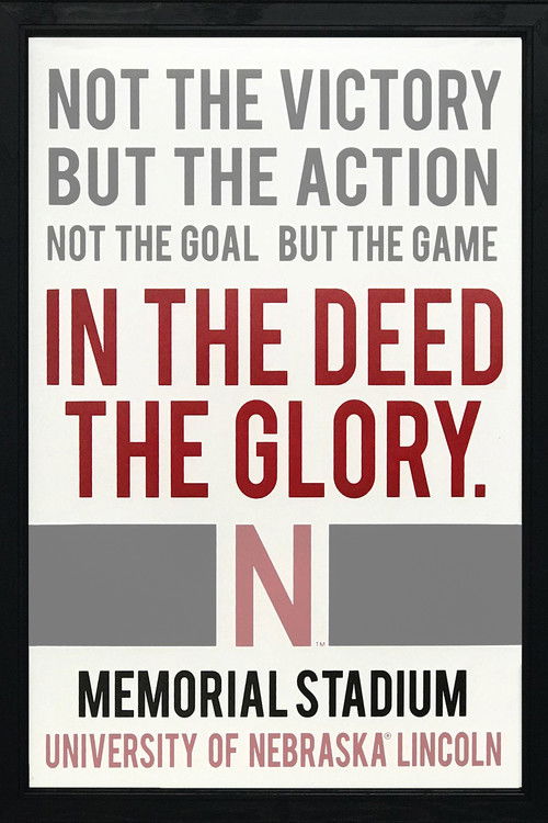 In the Deed the Glory: Memorial Stadium (2023) poster