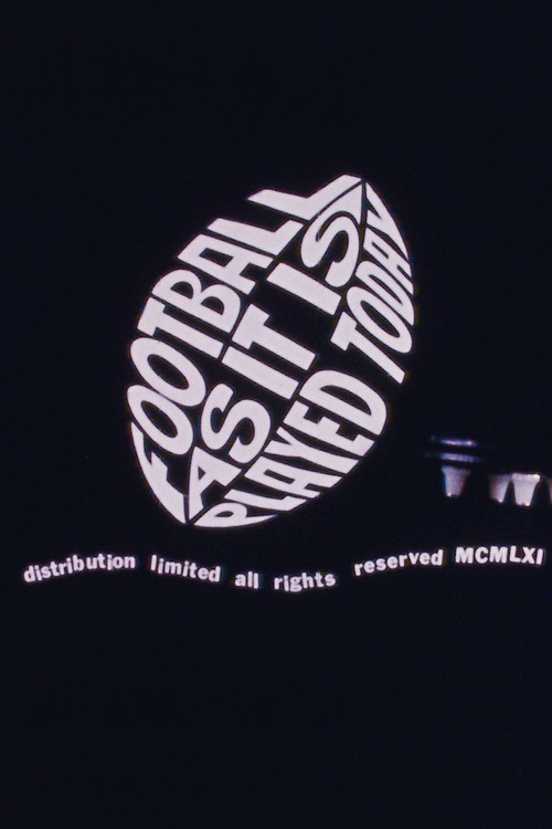 Football as It Is Played Today (1961) poster