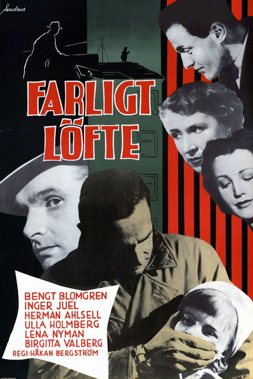 Farligt löfte (1955) poster