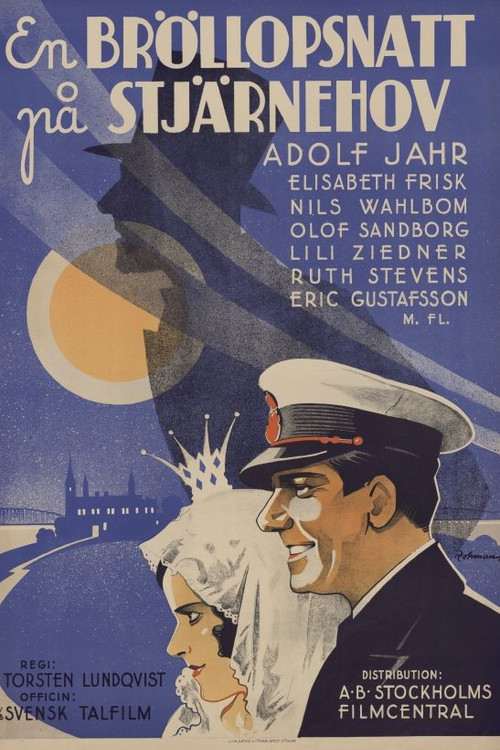 En bröllopsnatt på Stjärnehov (1934) poster