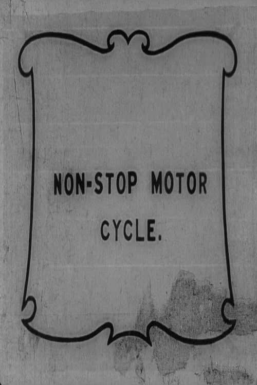 The Non-Stop Motor Bicycle (1908) poster