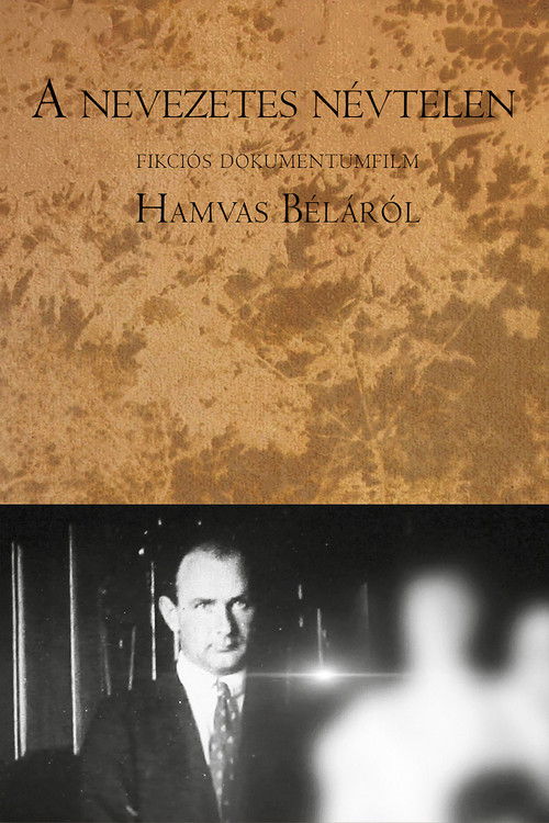 A nevezetes névtelen (2016) poster