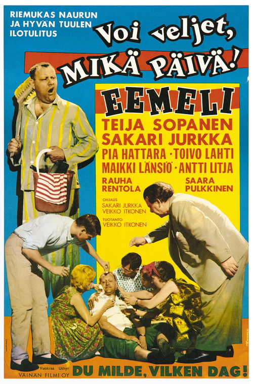 Voi veljet, mikä päivä! (1961) poster