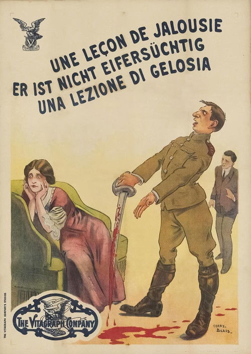 A Lesson in Jealousy (1913) poster