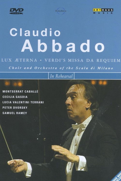 Claudio Abbado in Rehearsal: Verdi: Missa Da Requiem (1985) poster