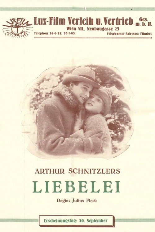 Liebelei (1927) poster