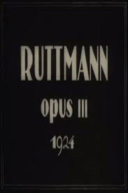 Opus III (1924) poster