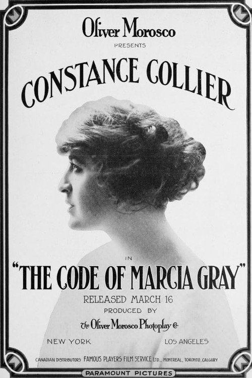 The Code of Marcia Gray (1916) poster