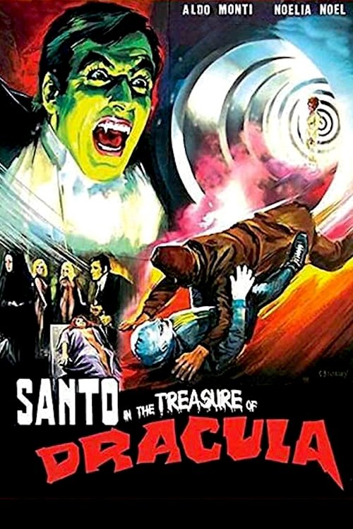 Santo en El tesoro de Drácula (1969) poster