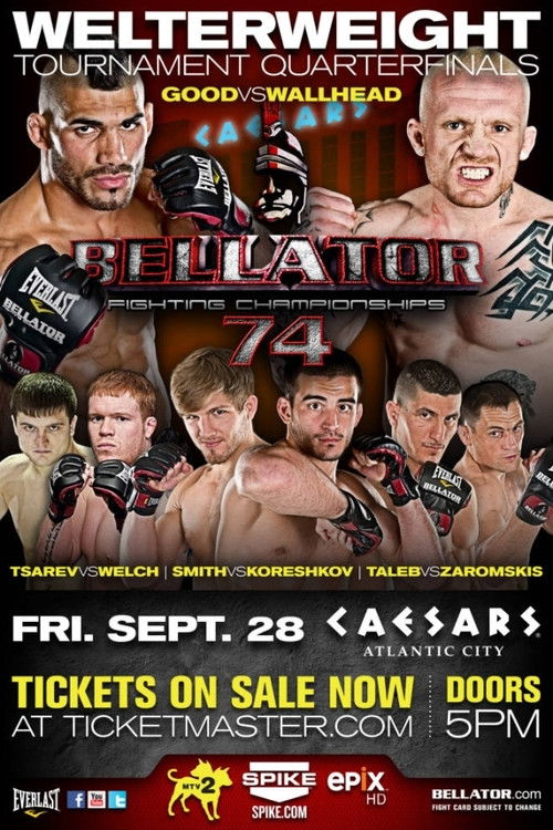 Bellator 74 (2012) poster