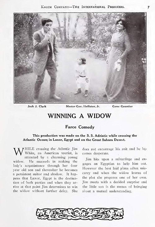 Winning a Widow (1912) poster