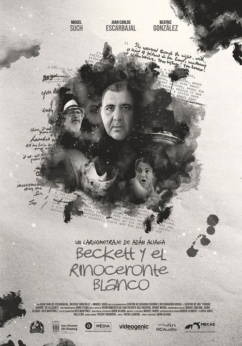 Beckett y el rinoceronte blanco poster