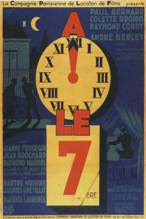 À minuit, le 7 (1937) poster