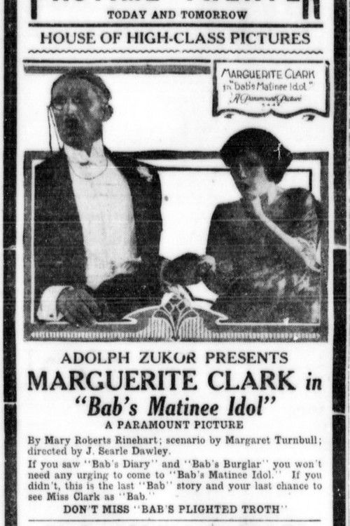 Bab's Matinee Idol (1917) poster
