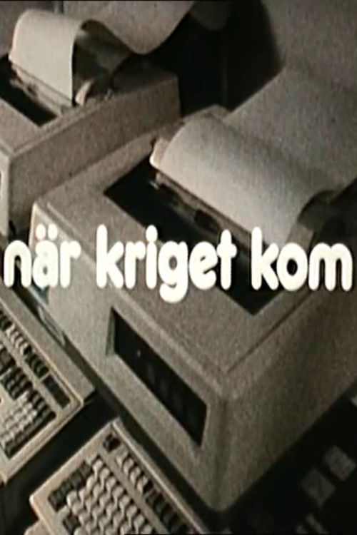När kriget kom (1989) poster