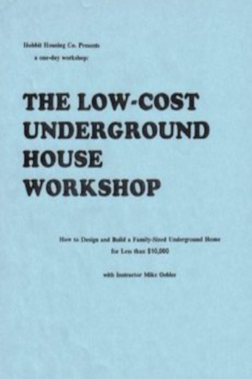 The Underground House Workshop and Survival Shelter Seminar (1983) poster