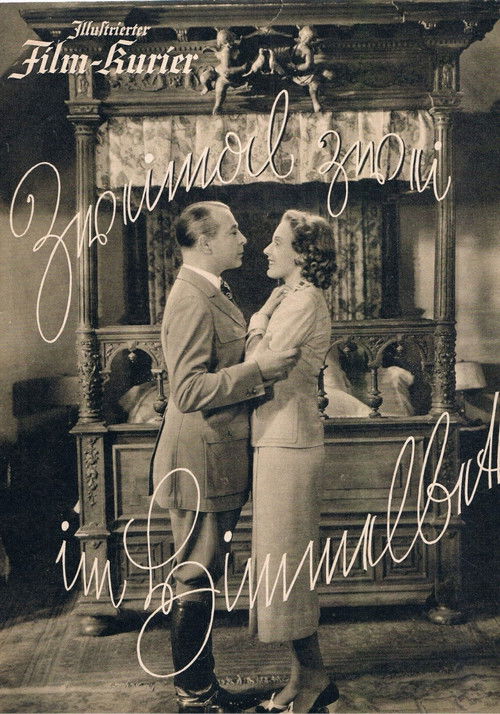 Zweimal zwei im Himmelbett (1937) poster