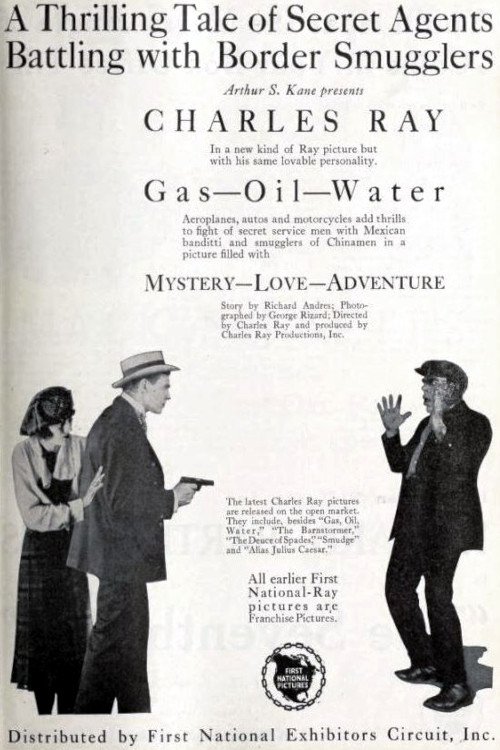 Gas, Oil and Water (1922) poster