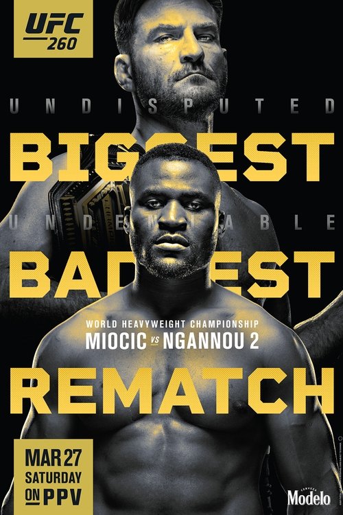 UFC 260: Miocic vs. Ngannou 2 (2021) poster