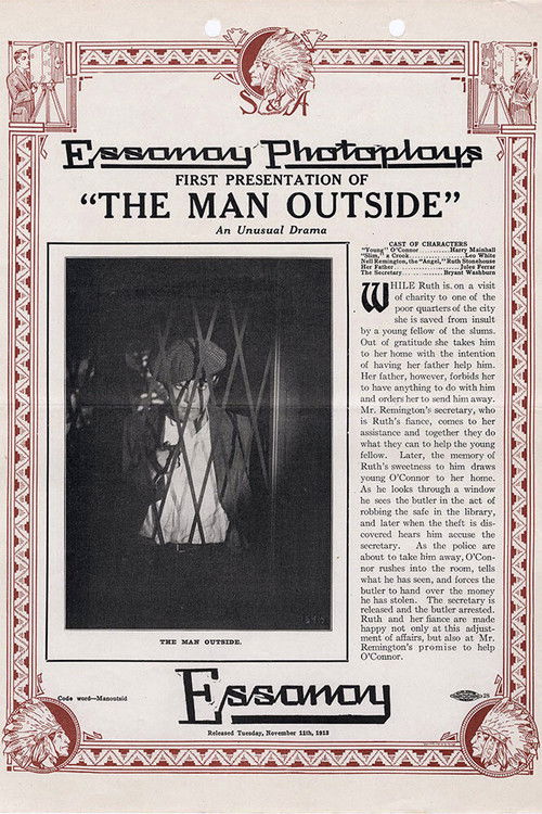 The Man Outside (1913) poster