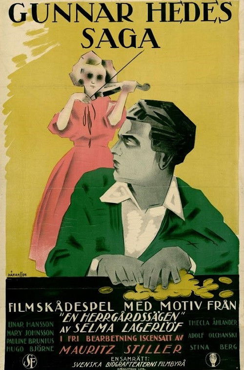 Gunnar Hede's Saga (1923) poster