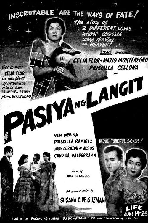 Pasiya ng Langit (1954) poster