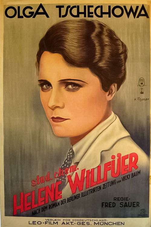 Stud. chem. Helene Willfüer (1930) poster
