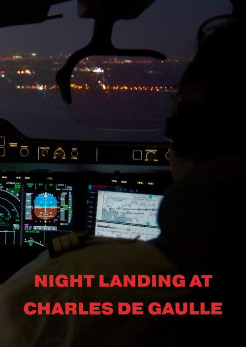 Night Landing At Charles De Gaulle poster