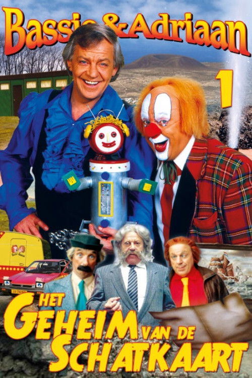 Bassie & Adriaan Het geheim Van De Schatkaart Deel 1 (1987) poster