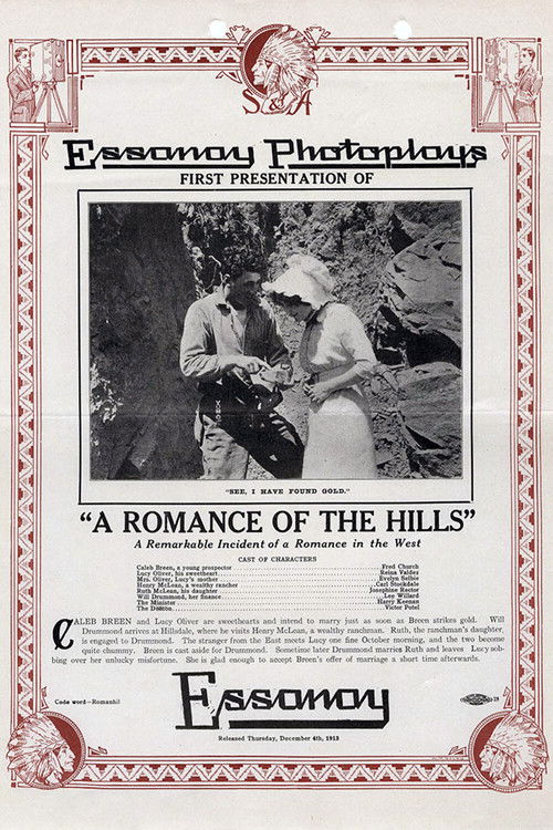A Romance of the Hills (1913) poster
