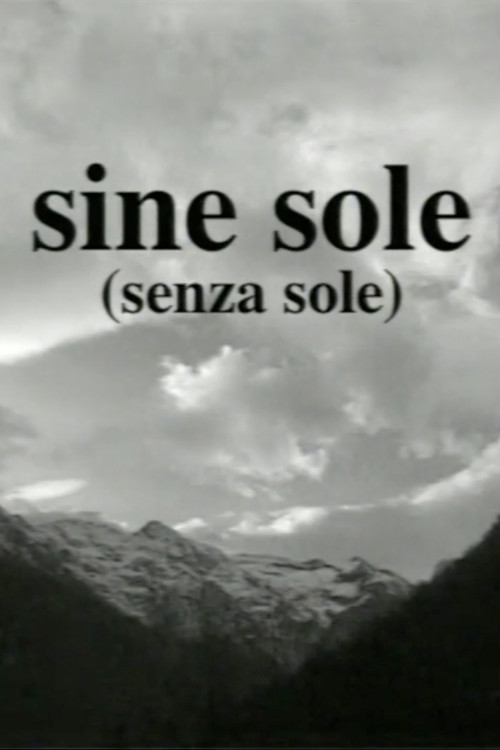 Sine Sole poster