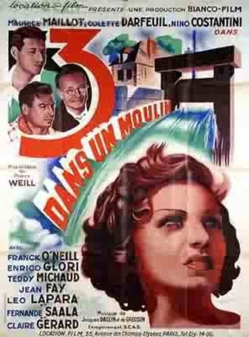 Trois dans un moulin (1938) poster