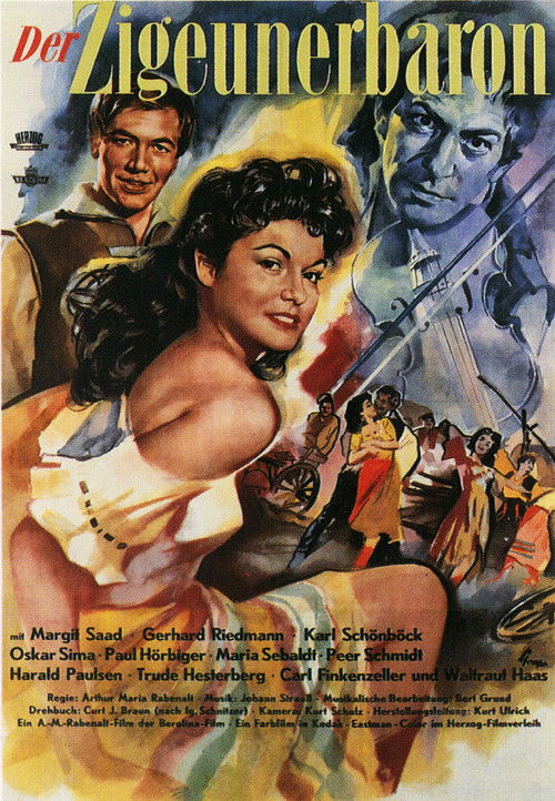 Der Zigeunerbaron (1954) poster