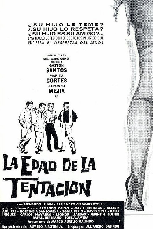 La edad de la tentación (1959) poster