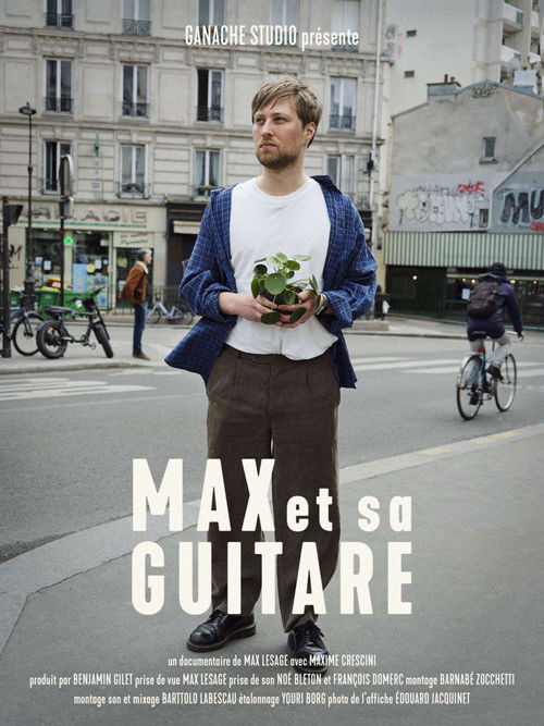 Max et sa guitare poster