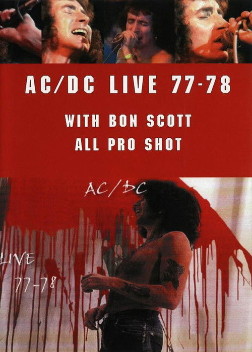 AC/DC ‎– Live 77-78 (2003) poster