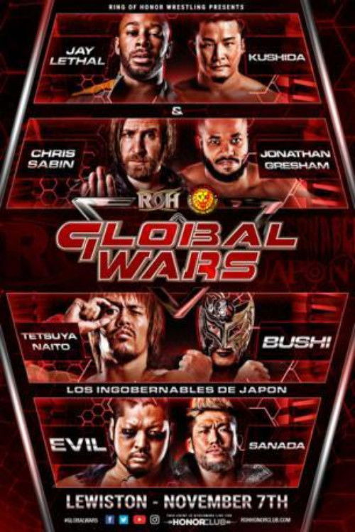 ROH & NJPW: Global Wars - Lewiston (2018) poster