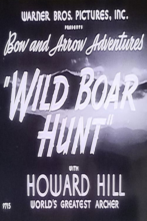 Wild Boar Hunt (1940) poster