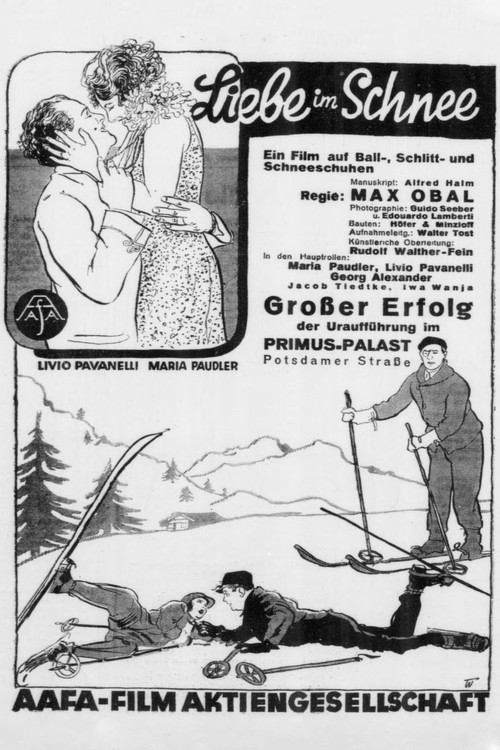 Liebe im Schnee (1929) poster