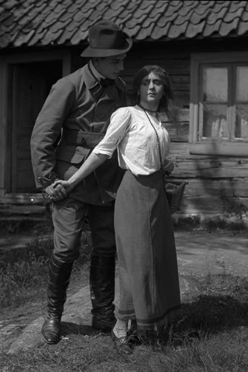 Kärlek starkare än hat eller Skogsdotterns hemlighet (1914) poster