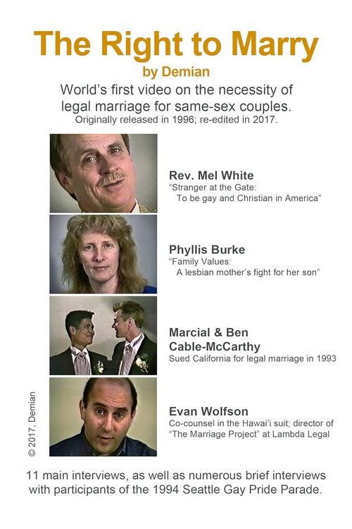The Right to Marry (1996) poster