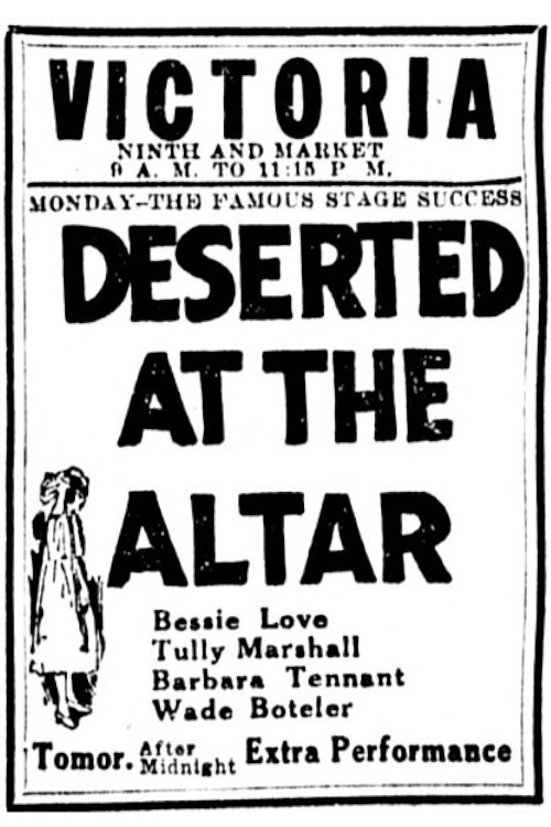Deserted at the Altar (1922) poster