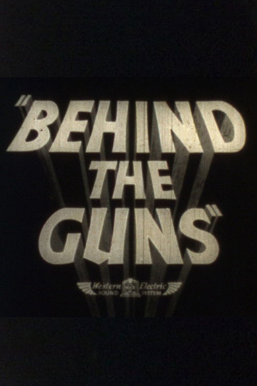 Behind the Guns (1940) poster