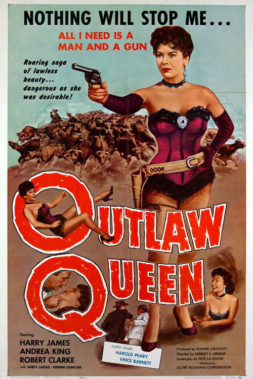 Outlaw Queen (1957) poster