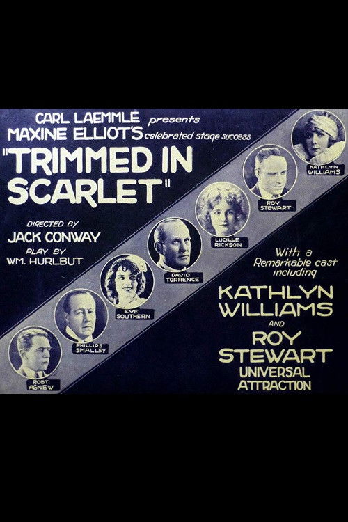 Trimmed in Scarlet (1923) poster