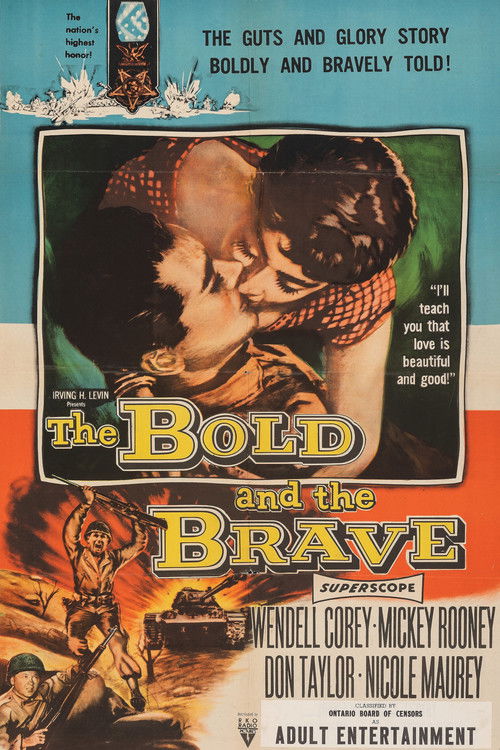 The Bold and the Brave (1956) poster