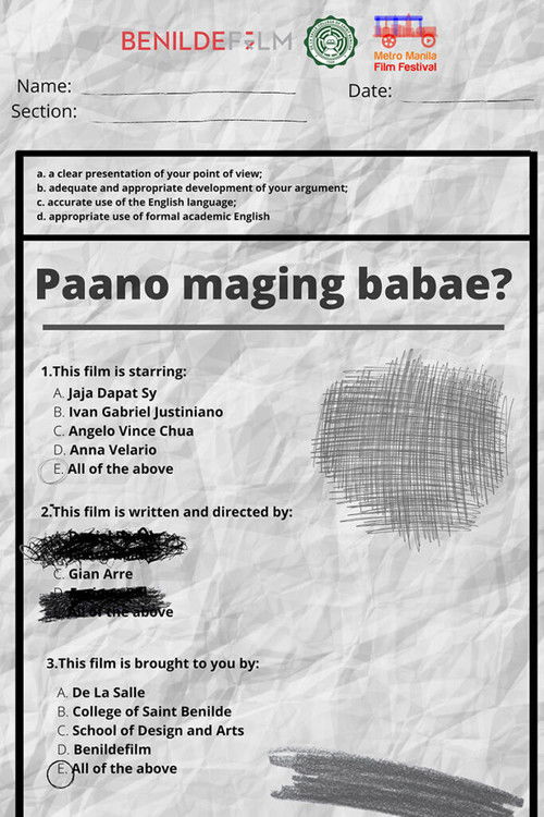 Paano Maging Babae? (2020) poster