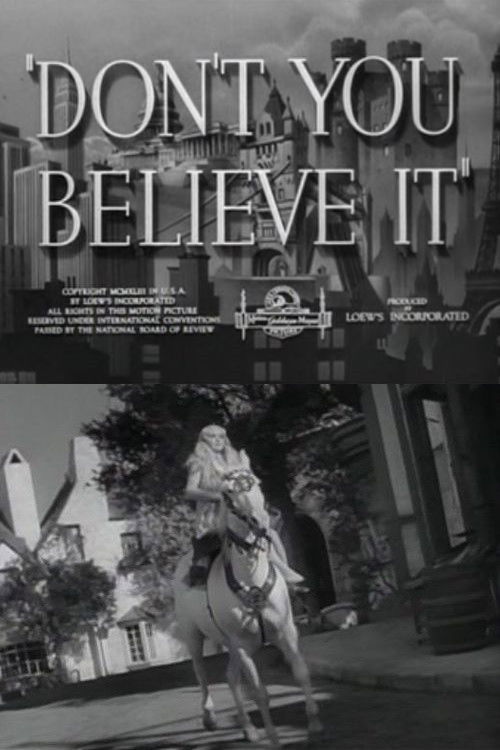 Don't You Believe It (1943) poster
