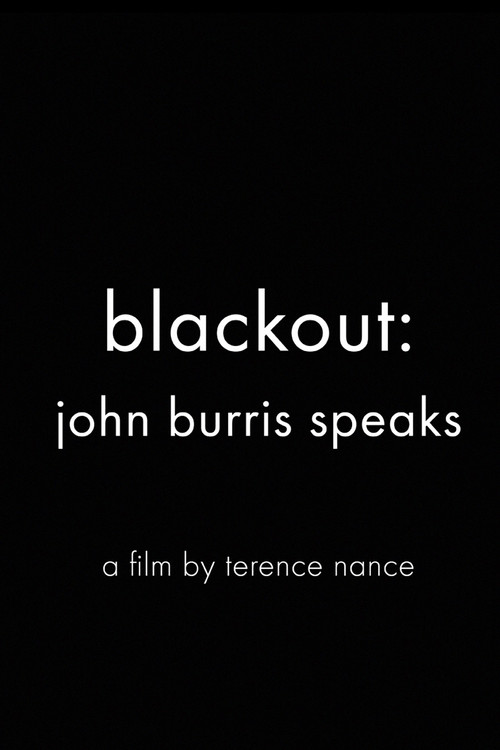 Blackout: John Burris Speaks (2015) poster