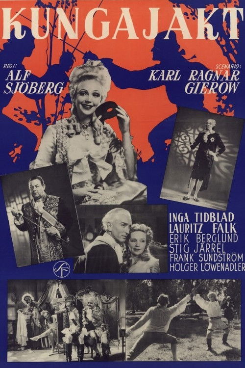 Kungajakt (1944) poster